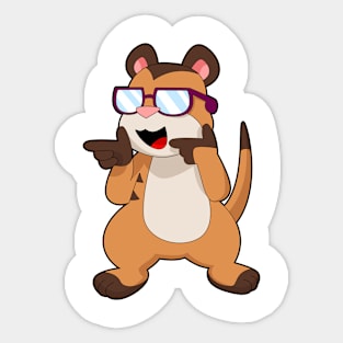 Meerkat Sunglasses Sticker